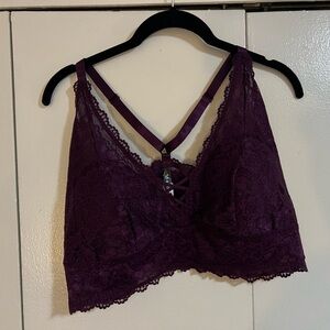 Torrid Deep Purple Lace Bralette NWT